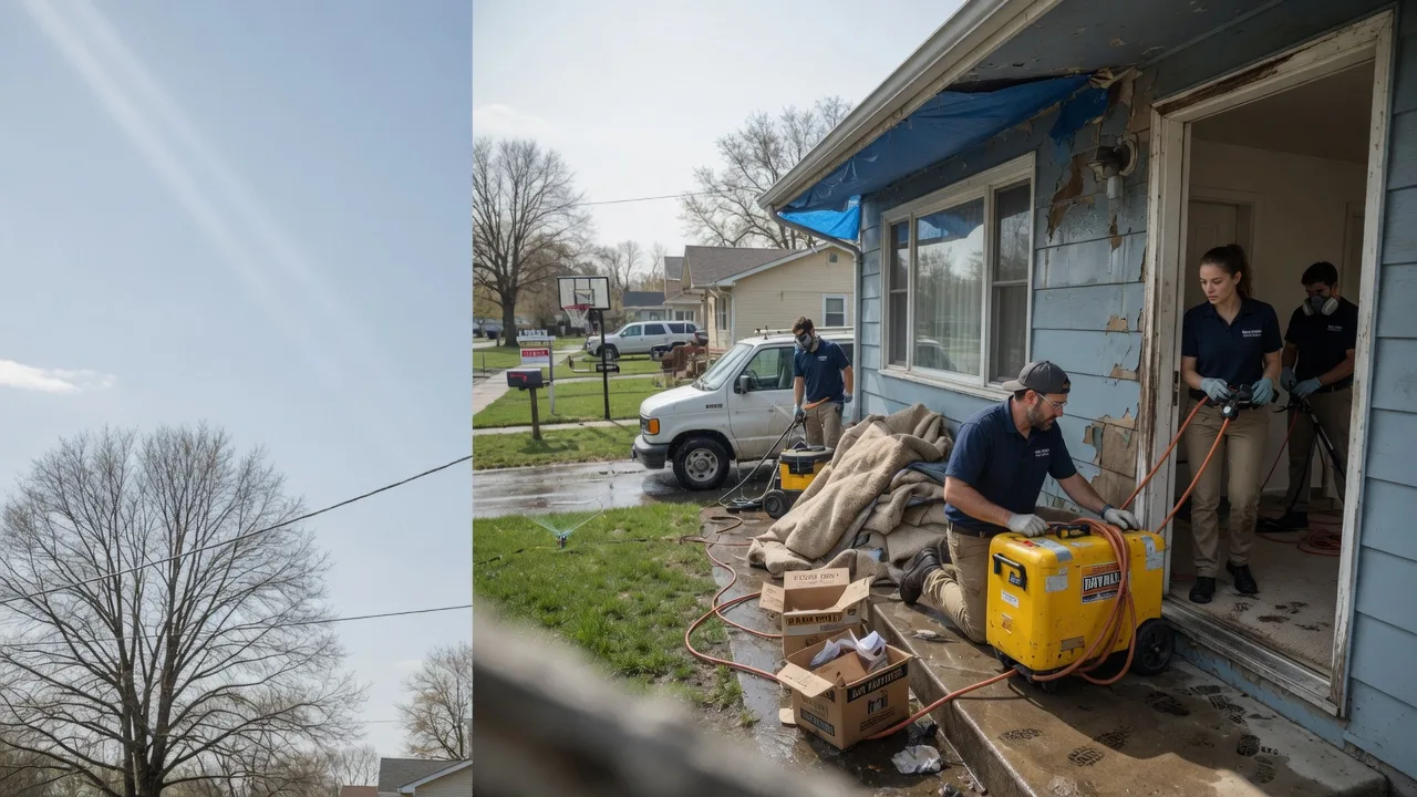 Basement Flood Cleanup in Albany, IN near me